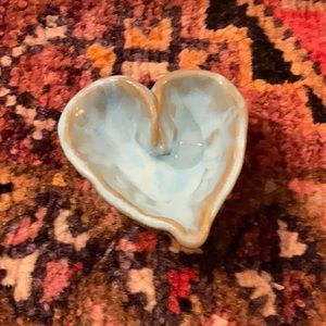 Brand new Pottery heart dish.  Perfect happy for a friend or daughter.